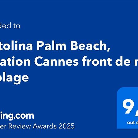 Fettolina Palm Beach, Location Cannes Front De Mer Et Plage Dış mekan fotoğraf