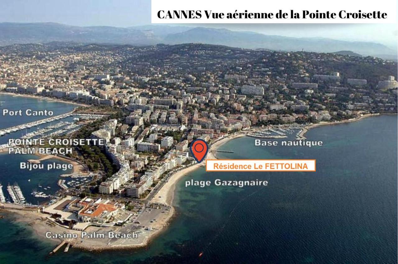 Fettolina Palm Beach, Location Cannes Front De Mer Et Plage Dış mekan fotoğraf